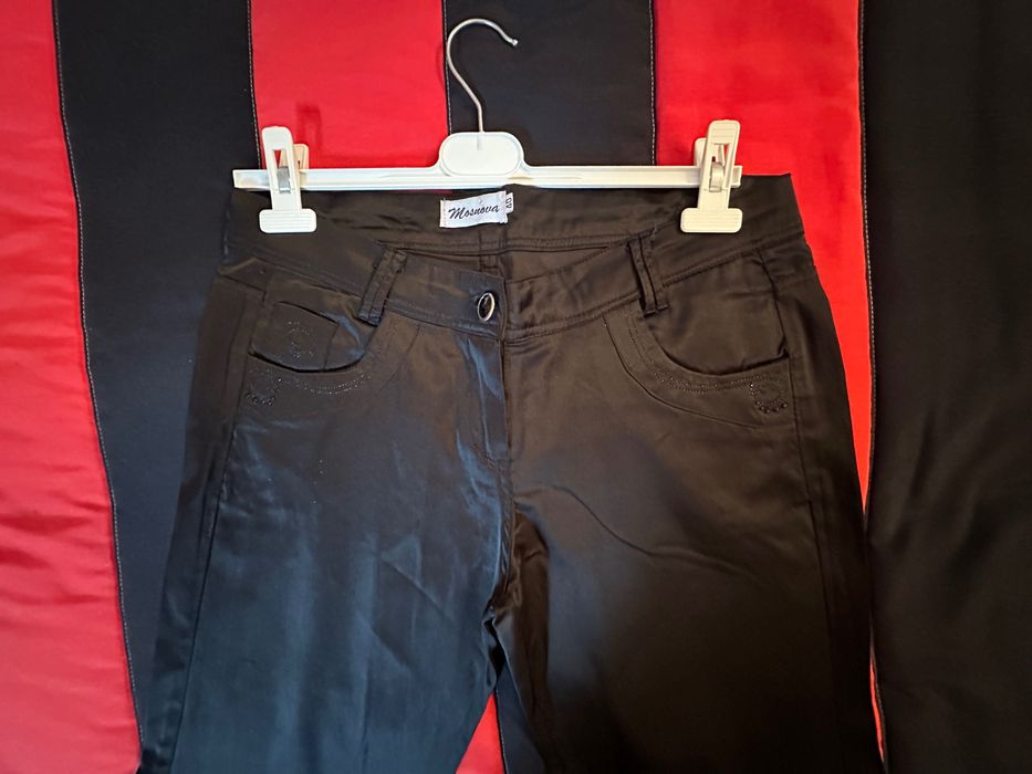 Calças Pretas de Cetim Nº 40