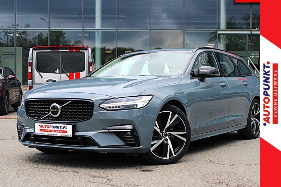 Volvo V90 Plus Dark B4 D, 2022r. Pilot Assist* El. Fotel z Pamięcią* H/K* El. kl