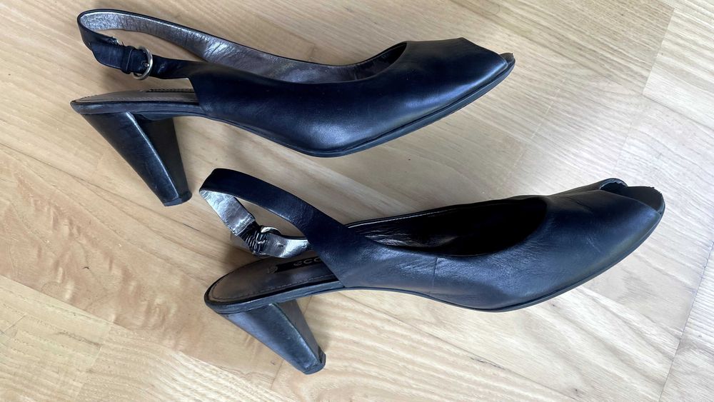 Sandały skóra, skórzane firmy  Ecco rozm. 39