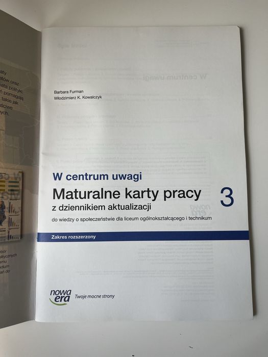 W centrum uwagi 3 maturalne karty pracy