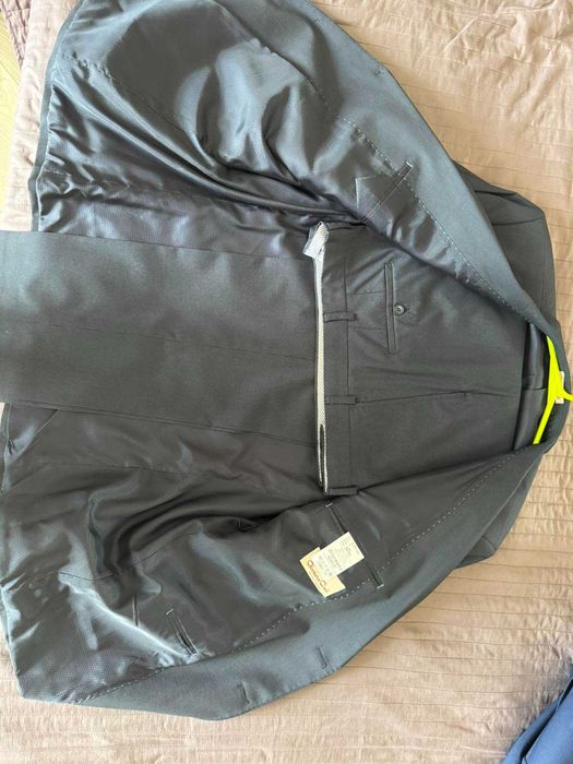 Темно сірий новий класичний чоловічий костюм Giordano Conti XXL