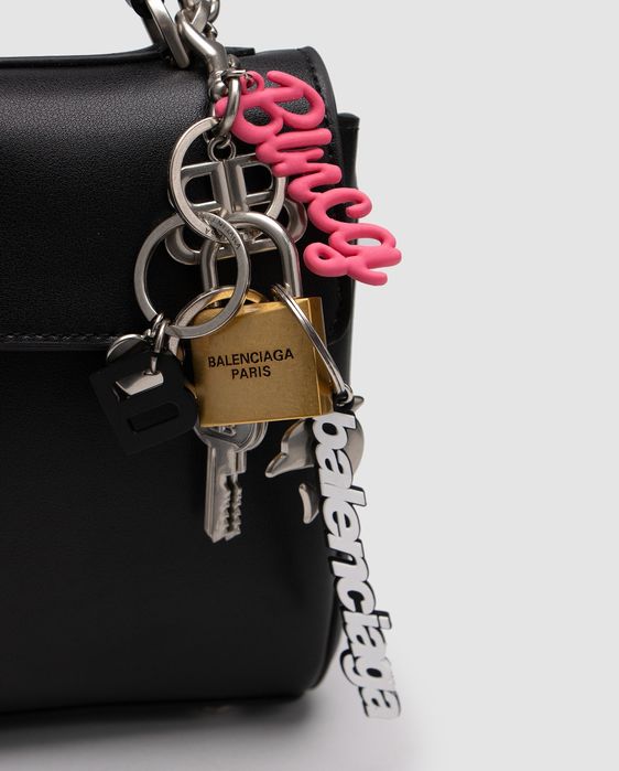 Сумка жіноча Balenciaga Rodeo Mini Black/Silver