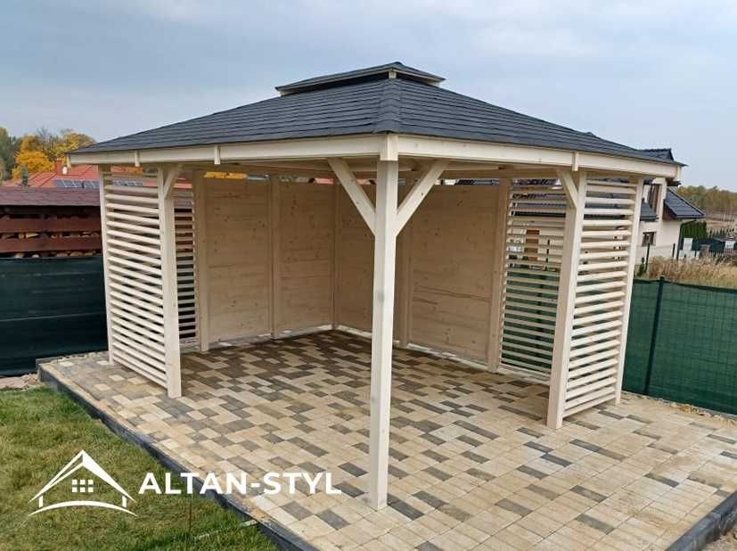 Altana, altanki, altana ogrodowa OLA 3x4m PRODUCENT