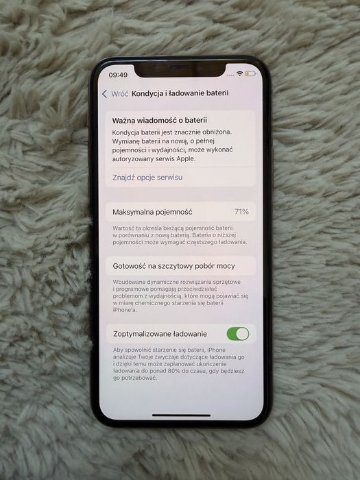Iphone 11 Pro 64GB zloty