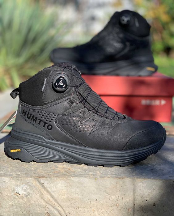 Чоловічі зимові черевики Humtto на хутрі (42 45) чорні водостійкі