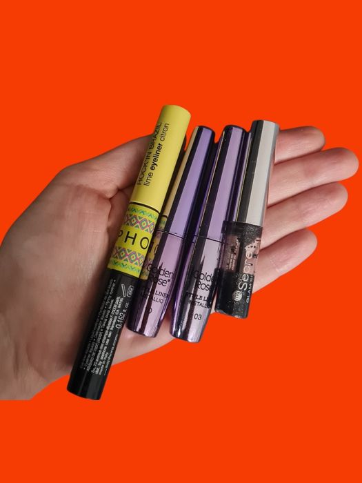 Eyeliner zestaw 4 sztuk Sephora Golden Rose Metallic 03 10 Secret