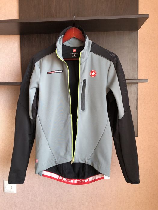 Castelli Rosso Corsa Wind Stopper вело куртка/джерсі/Rapha