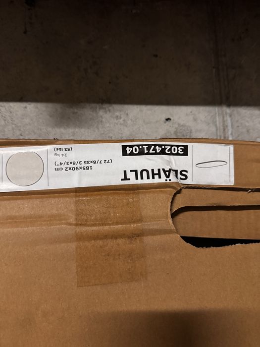 Nowy stół ikea  slahult