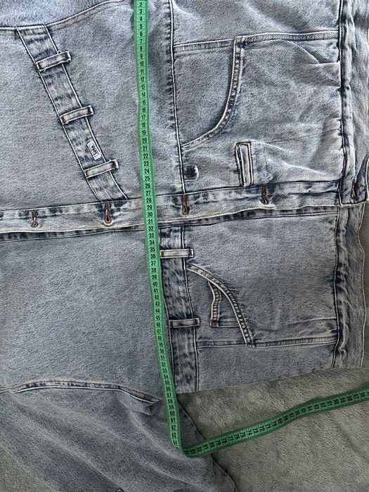 Джинсова куртка утеплена оверсайс