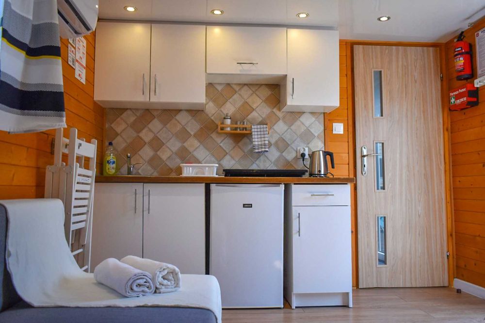 PODWÓJNY Domek CAŁOROCZNY - Klimatyzacja, Taras, Ogrzewanie