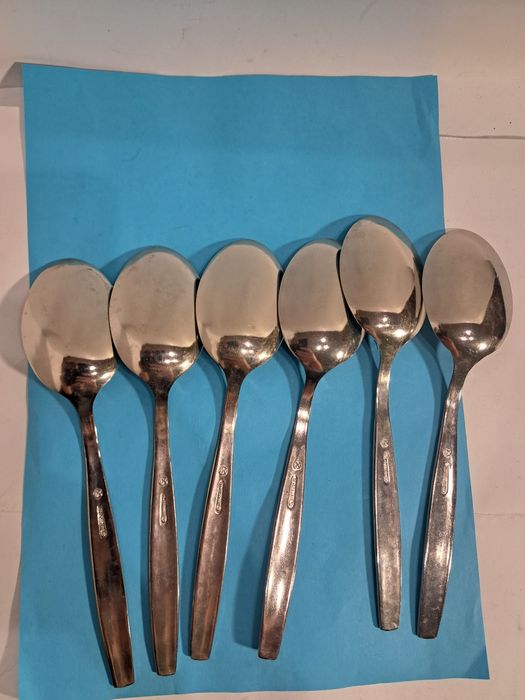 Ложки, набор , ссср, Зиш, нержавейка, сталь, новые