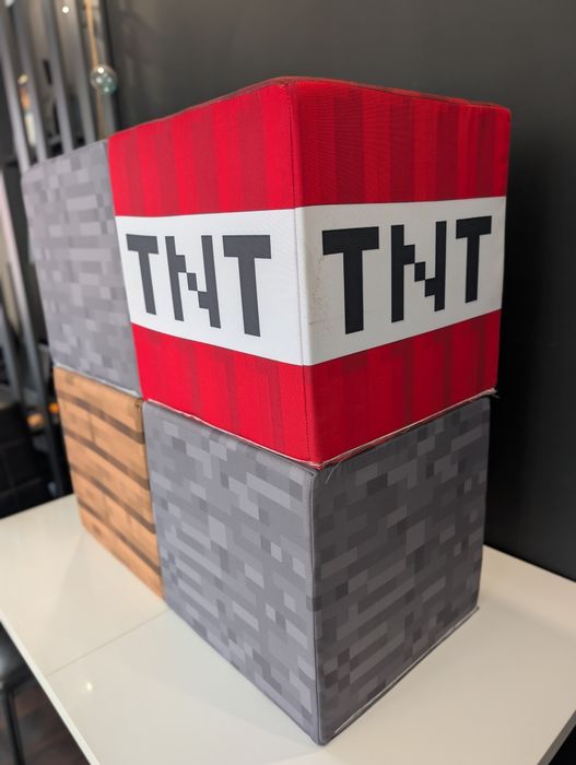 Pufa Minecraft TNT 40x40 cm siedzisko