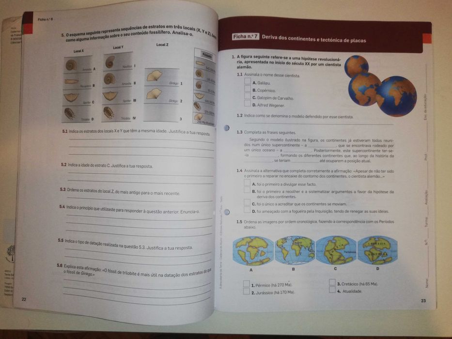 À Descoberta… da Terra Ciências Naturais 7º Ano - Caderno (novo)