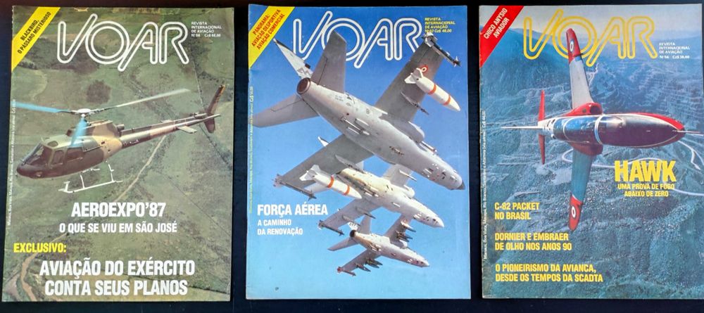 Revistas de Aviação Antigas