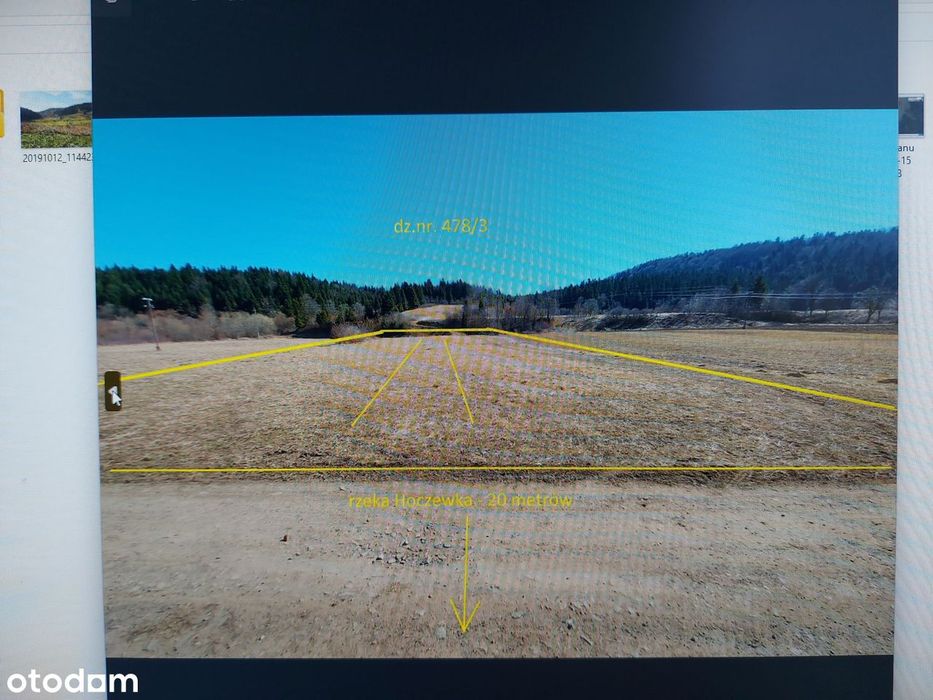 BIESZCZADY- działki budowlane-nad rzeką -okolice Baligrodu-Zahoczewie - Widok 2