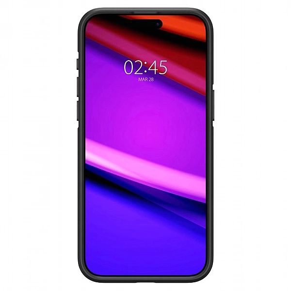 Etui Spigen do iPhone 15 Pro - czarne plecki ochronne, pancerna obudow