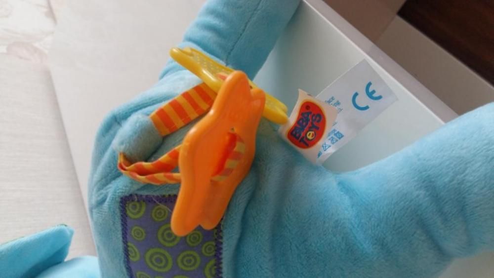 Развивающая игрушка Biba Toys Слоненок Элли Голубой