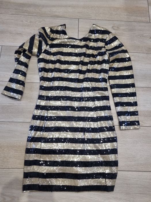 #sukienka #cekiny #sylwester #mango