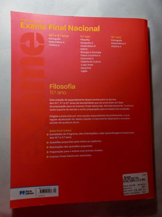 Livro de preparação para o exame de filosofia