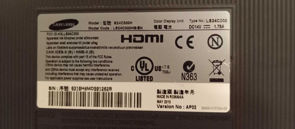 Monitor Samsung S24C300