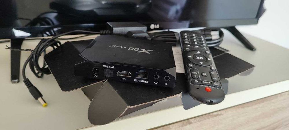 Box IPTV 64Gb Rom 4Gb Ram AmLogic Android TV Canais
