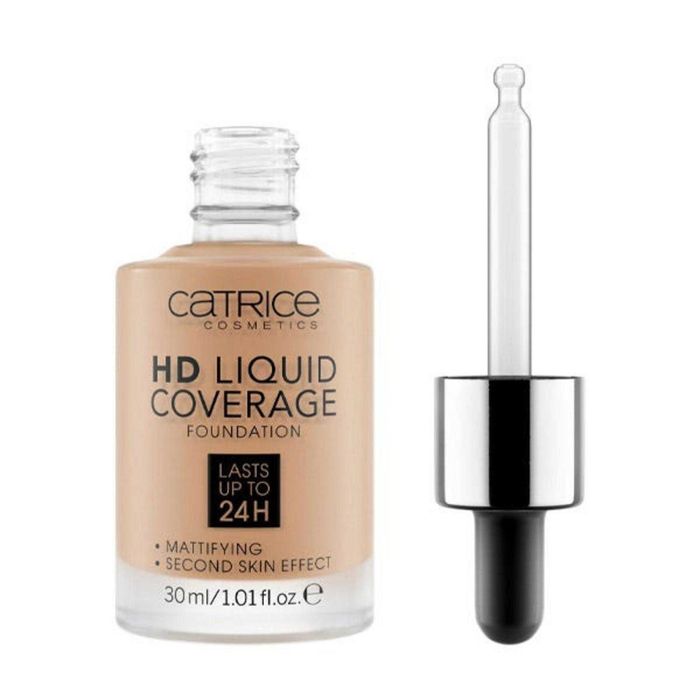 Catrice HD Liquid Coverage 046 Camel Beige 30ml | Podkład Wegański