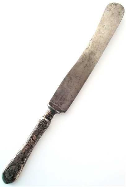 Антикварный столовый нож "Пономарёв и Рыжов"_клеймо