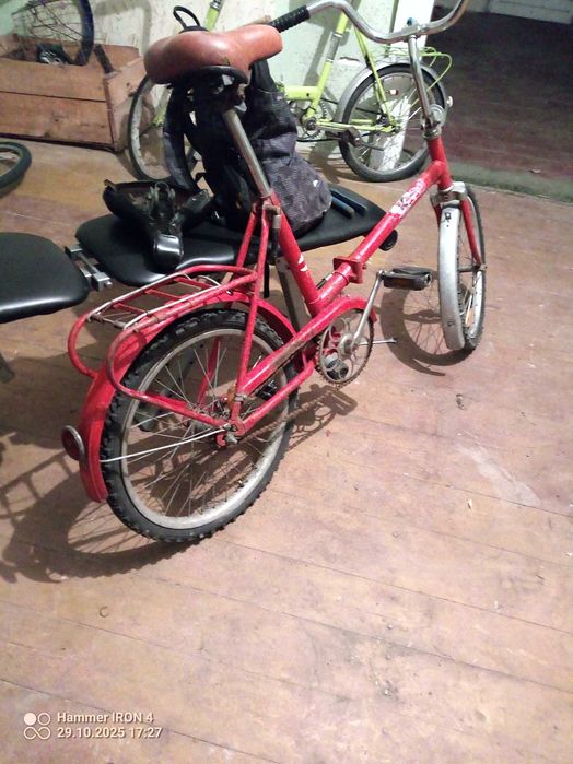 Rower składak kama prl