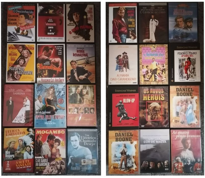 Lote 202 DVD'S Originais (LOTE 34)