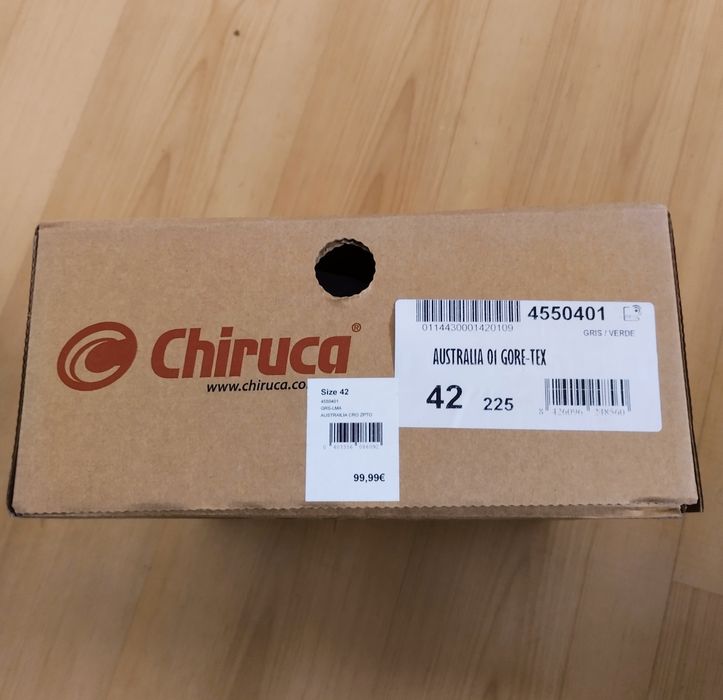 Sapatilhas trekking Chiruca 42 Gore-tex (como novas)