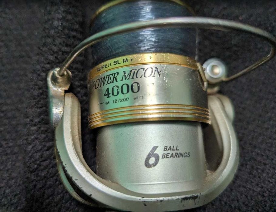 Рыболовная катушка alpha tackle Power micon 4000. Рабочая