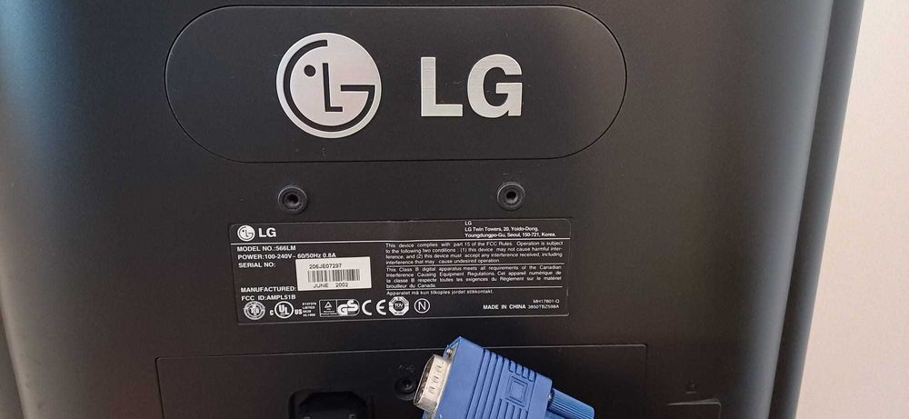 LG Monitor 566LM (15 Inches)64286118966273122