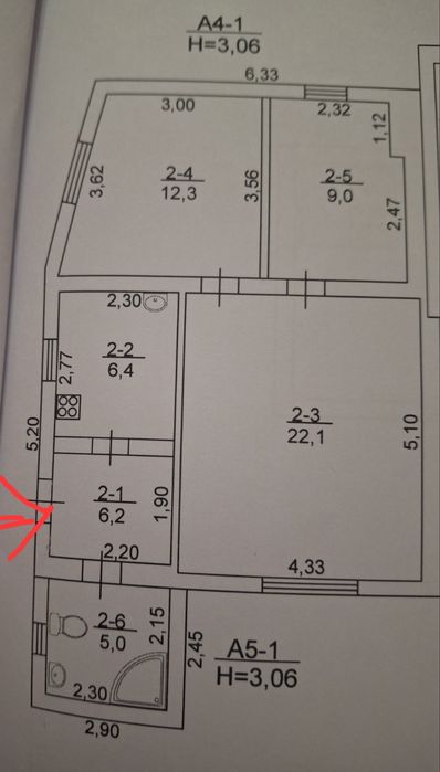 62м2 Продаж частини будинку Круг