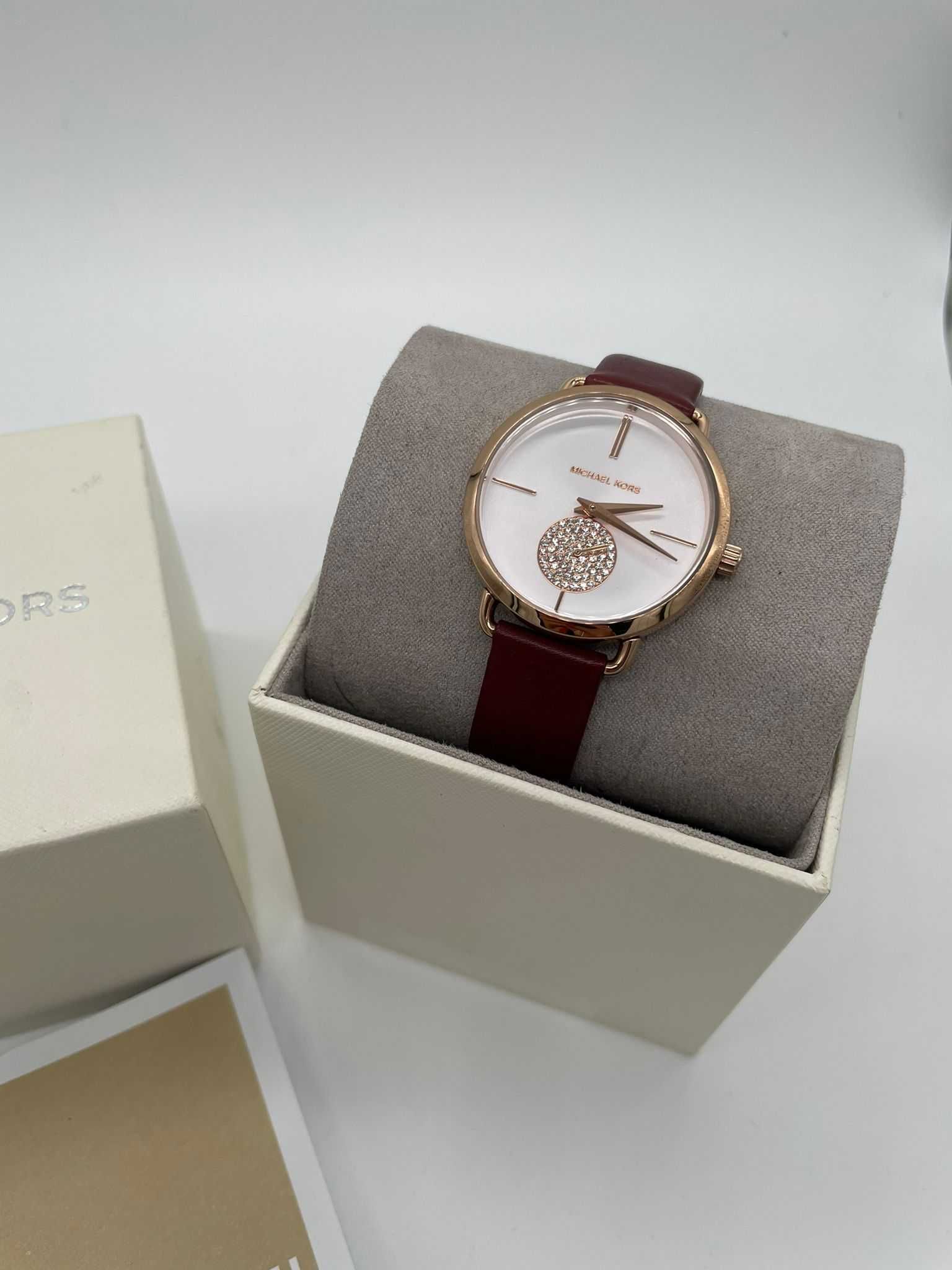 Zegarek damski elegancki z oty bordowy Michael Kors Portia Mk2711 Nowy S cz OLX.pl