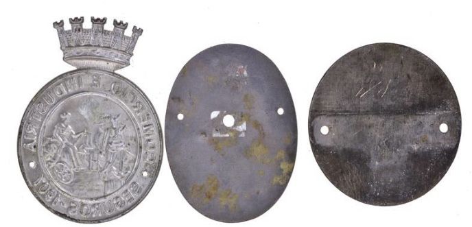 Conjunto 3 chapas de seguradoras