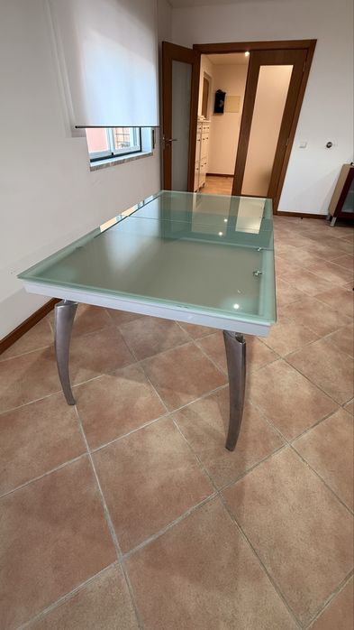 Mesa de Vidro extensivel