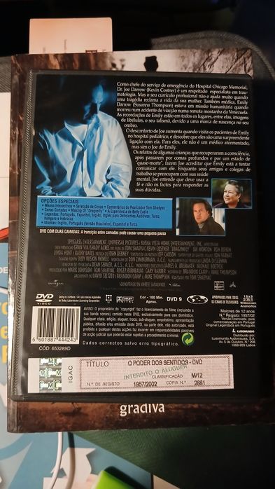 O Poder dos Sentidos com Kevin Costner realizado por Tom Shadyac