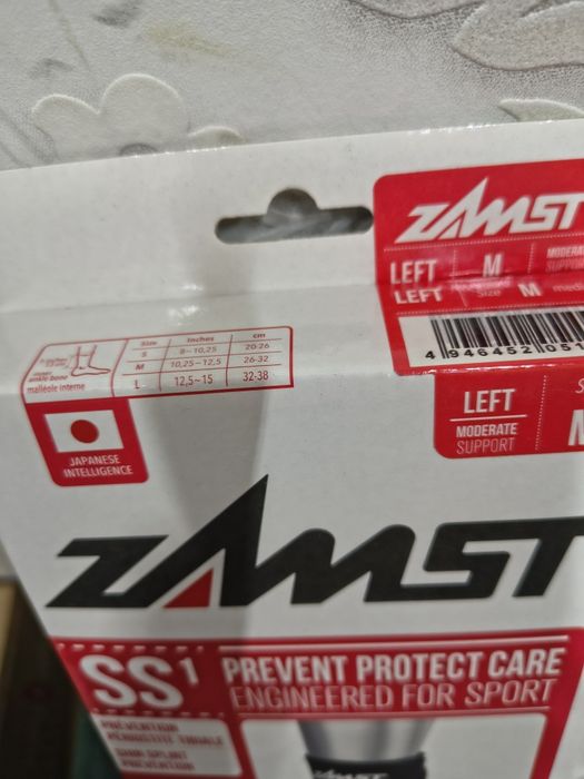 Opaska stabilizator zamst ss1 piszczelowy dla biegaczy lewy M