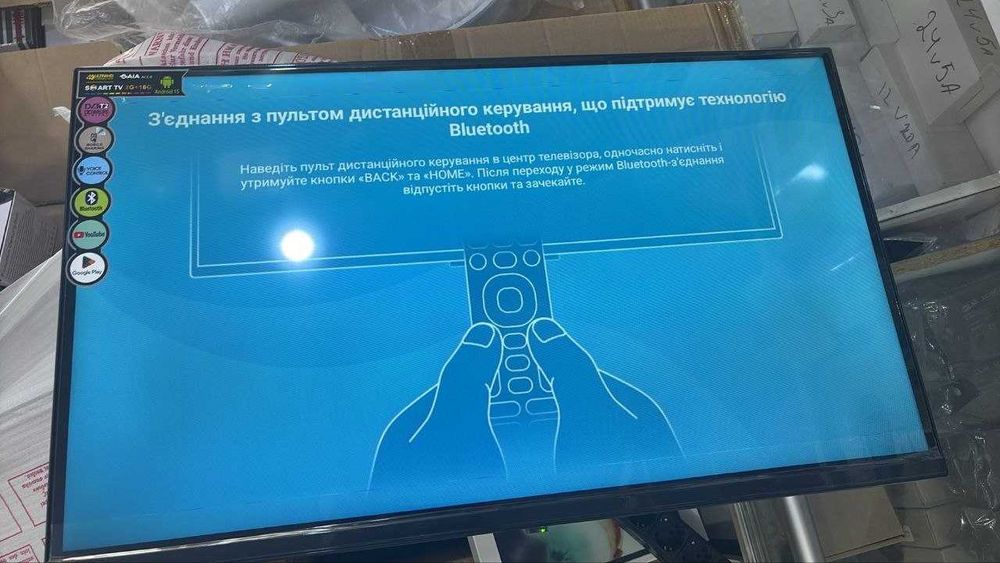 Телевізор смарт Самсунг 24 32 43 55 60 діагональ Google play встроенный Android