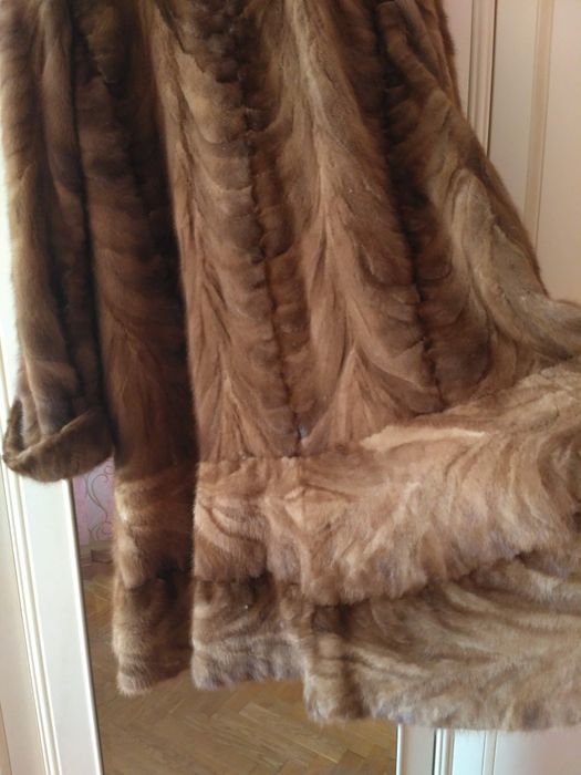 52-56р. Манто норкова шуба норка