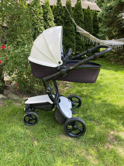 Wózek mima xari 2w1 black snow white spacerówka