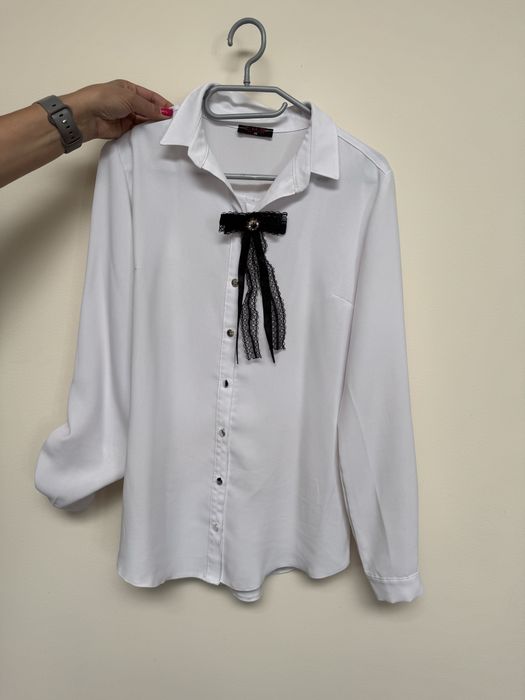 Biała koszula elegancka 36