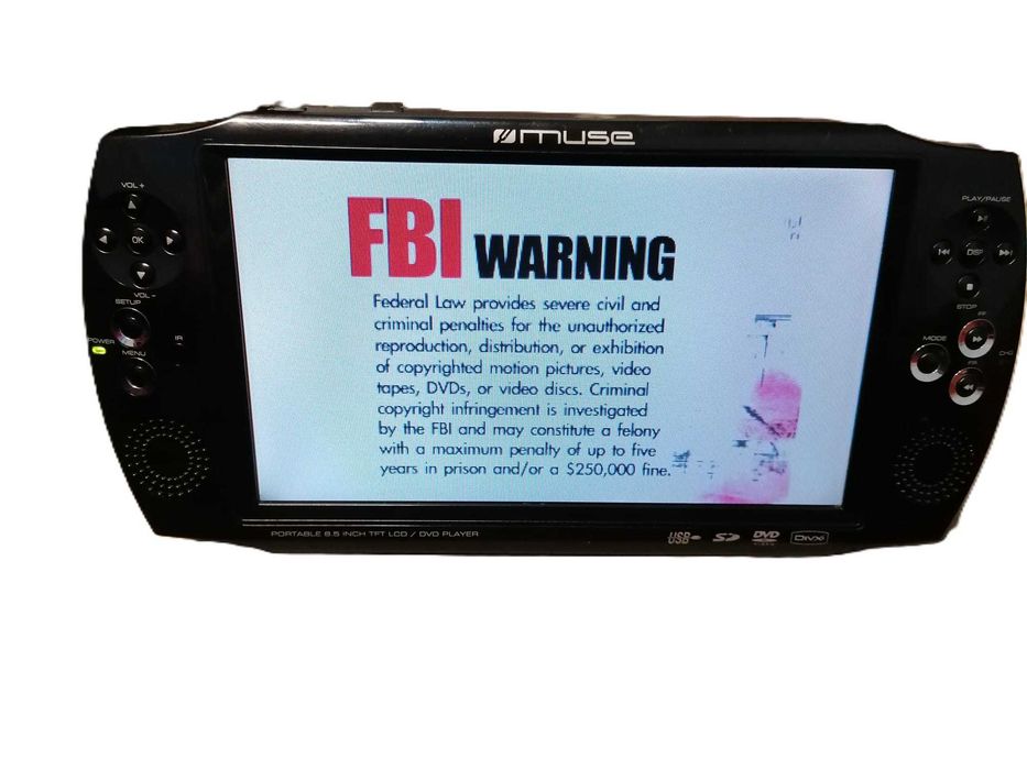 Leitor DVD portátil MUSE 8,5" TFT LCD | DVD / DivX / USB / SD - Novo preço