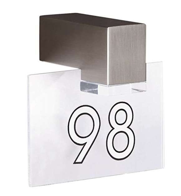 Aplique LED exterior Philips com número da porta (corrente elétrica)