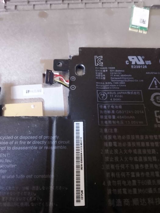 ASUS e406m peças