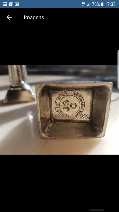 Santo Antônio 95% estanho novo