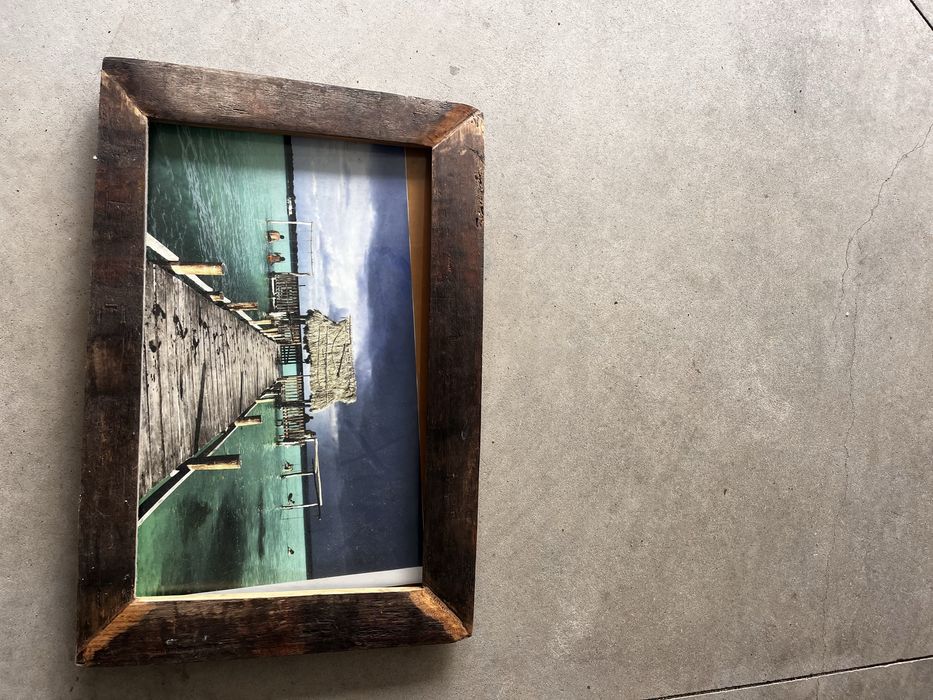 Molduras madeiras rústica