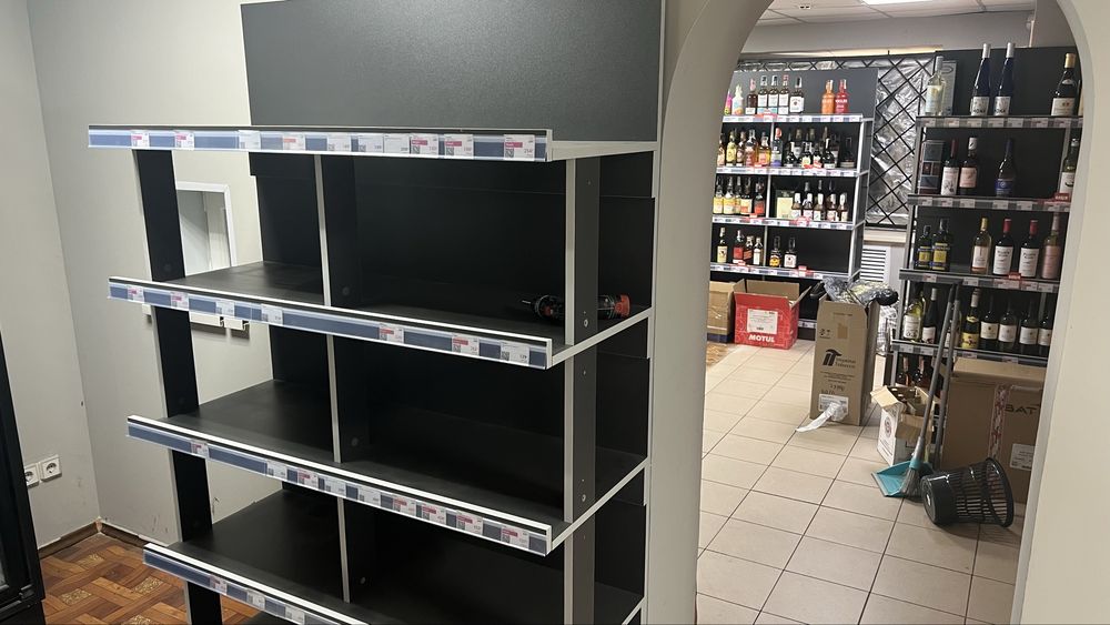Продам стелажі колір графіт