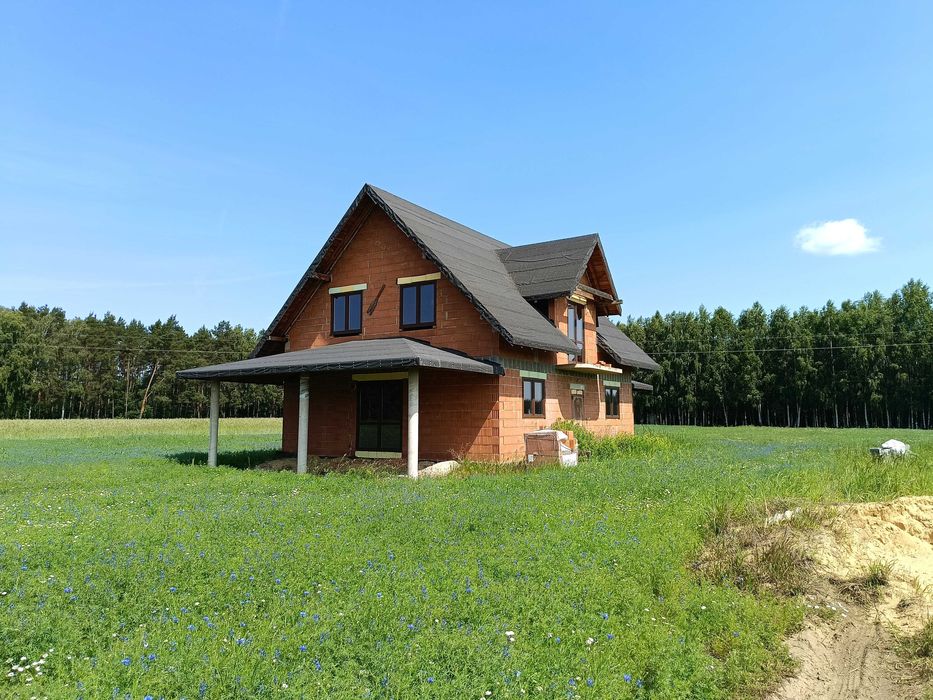 Nowa niższa cena ! Dom w trakcie budowy na działce 2500 mkw