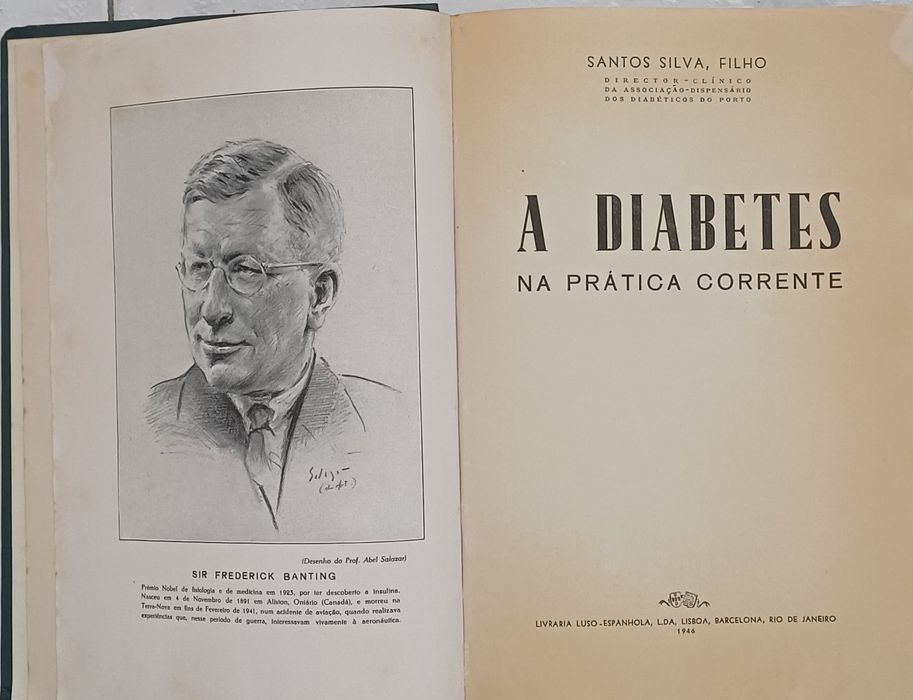 Diabetes Livro Raro Ano 1946